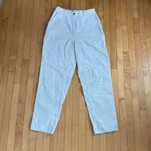 Woolrich size 8 women’s off-white corduroy pants